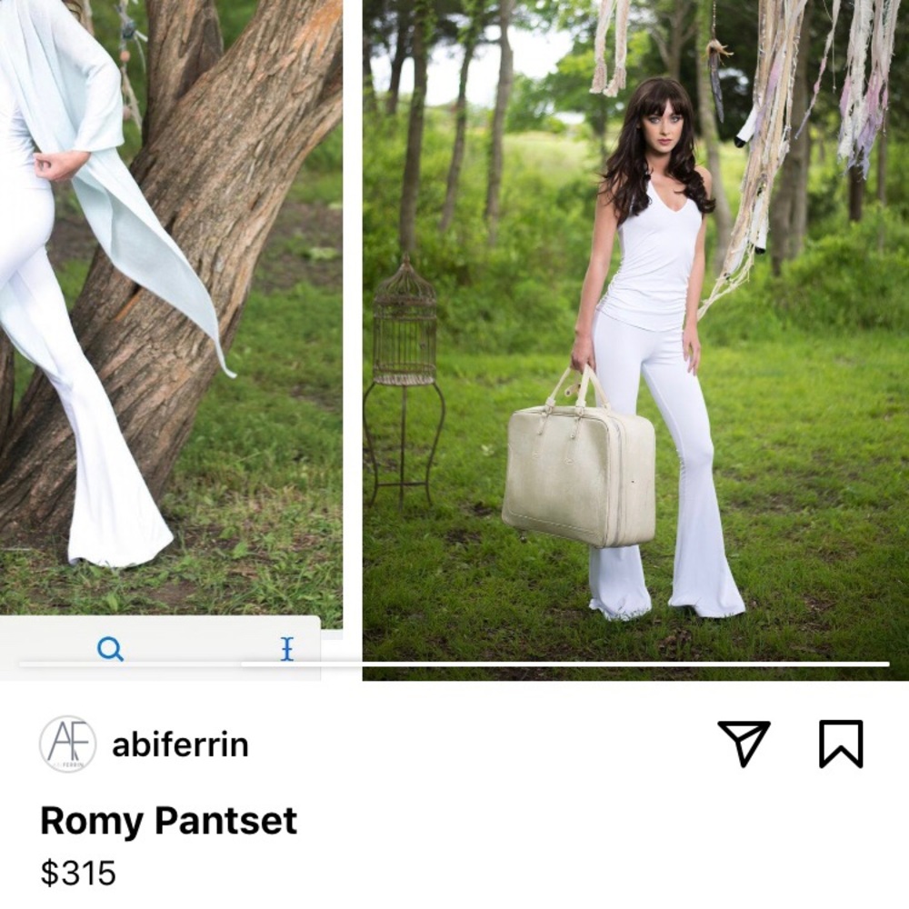 Brand New Abi Ferrin Brown Romy Jumpsuit - Picture 7 of 7